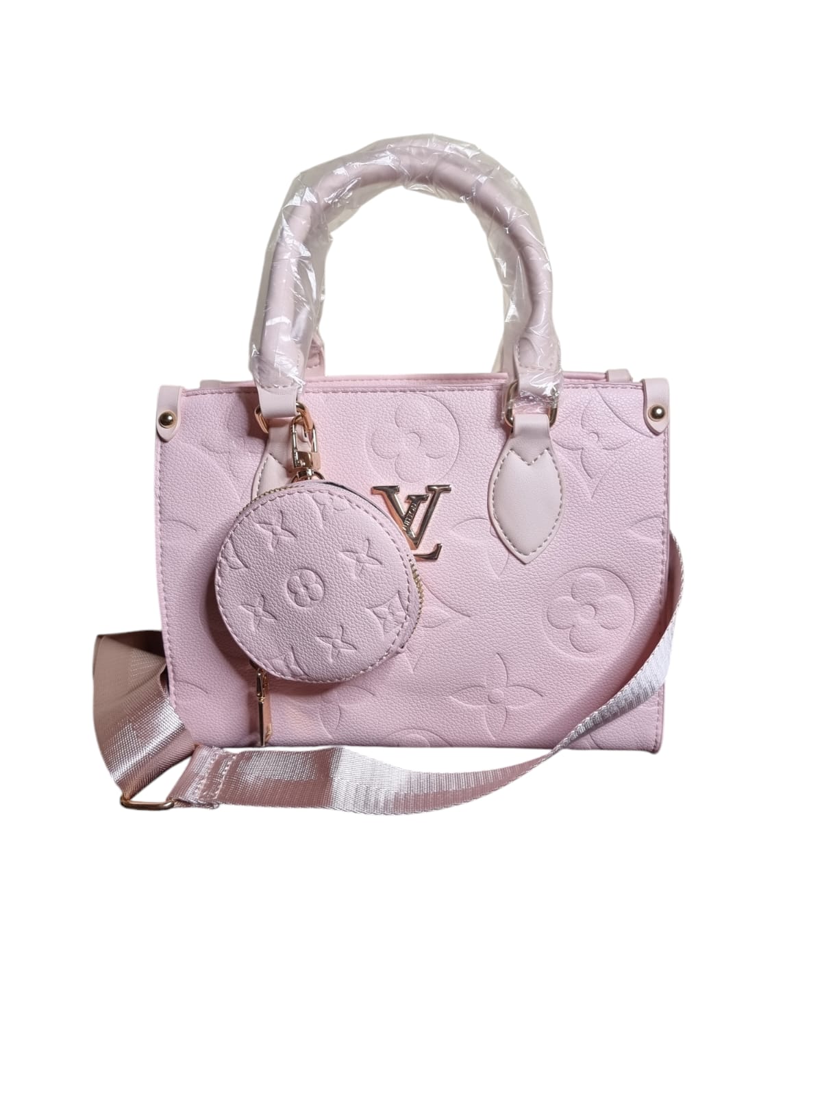 Damen Handtasche trendig & elegant in der Farbe Rosa