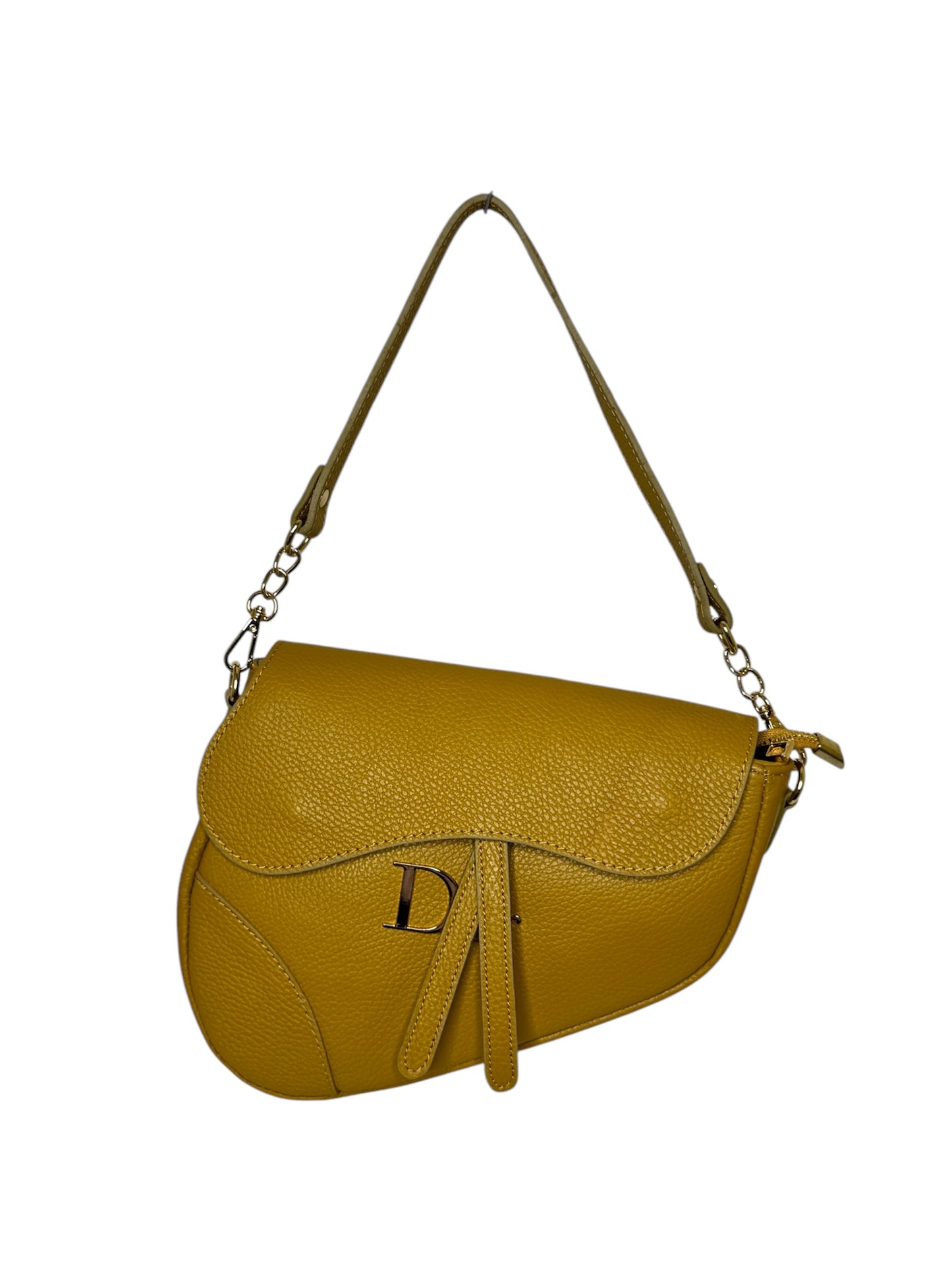 Damen Handtasche trendig & elegant in der Farbe Gelb