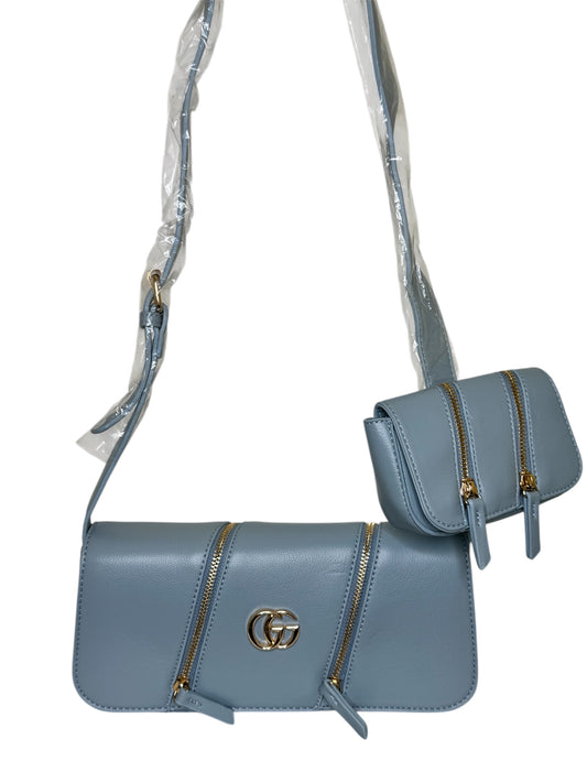 Damen Handtasche trendig & elegant in der Farbe Blau