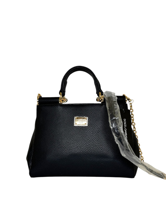 Damen Handtasche trendig & elegant in der Farbe Schwarz