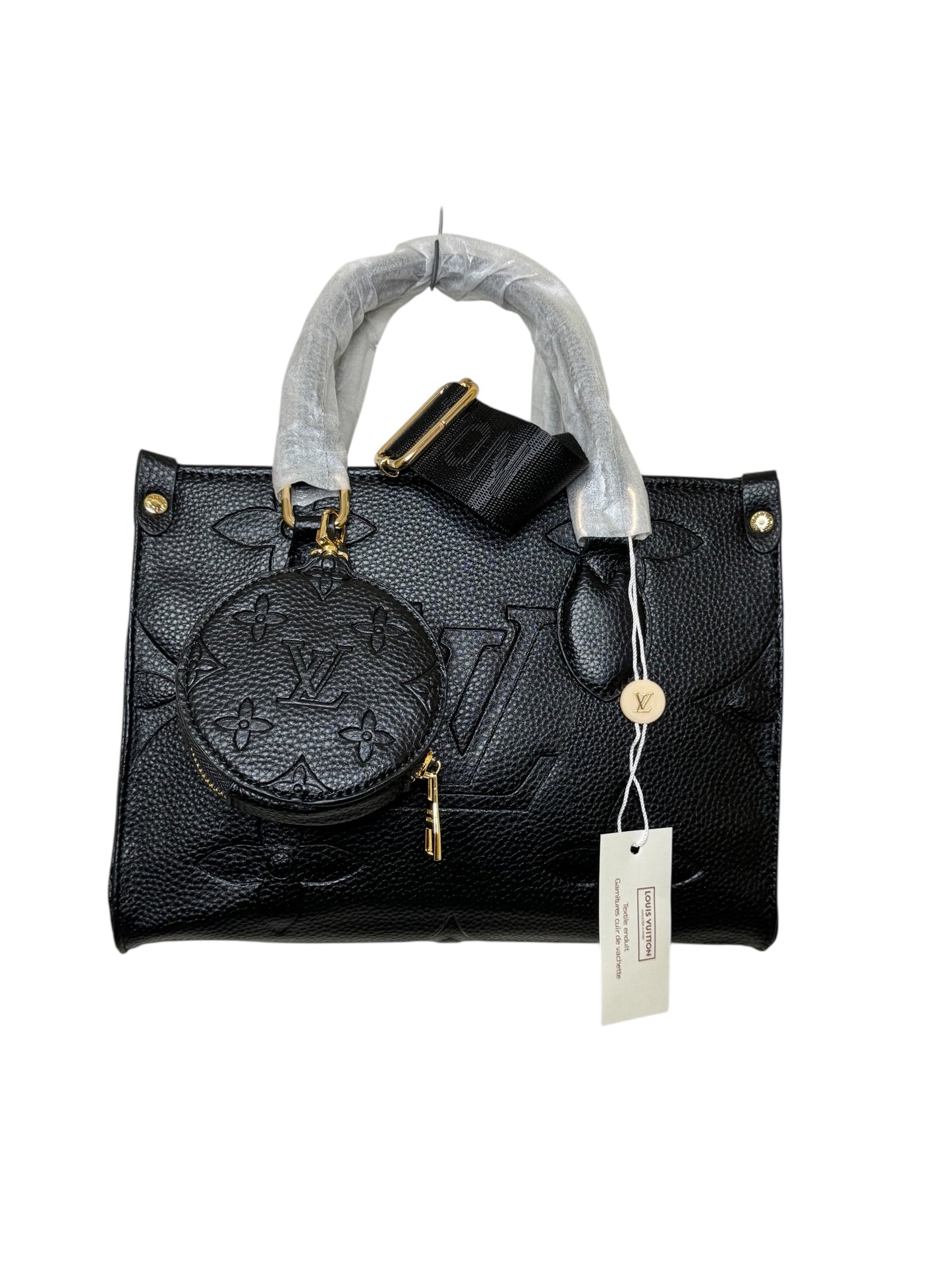 Damen Handtasche trendig & elegant in der Farbe Schwarz