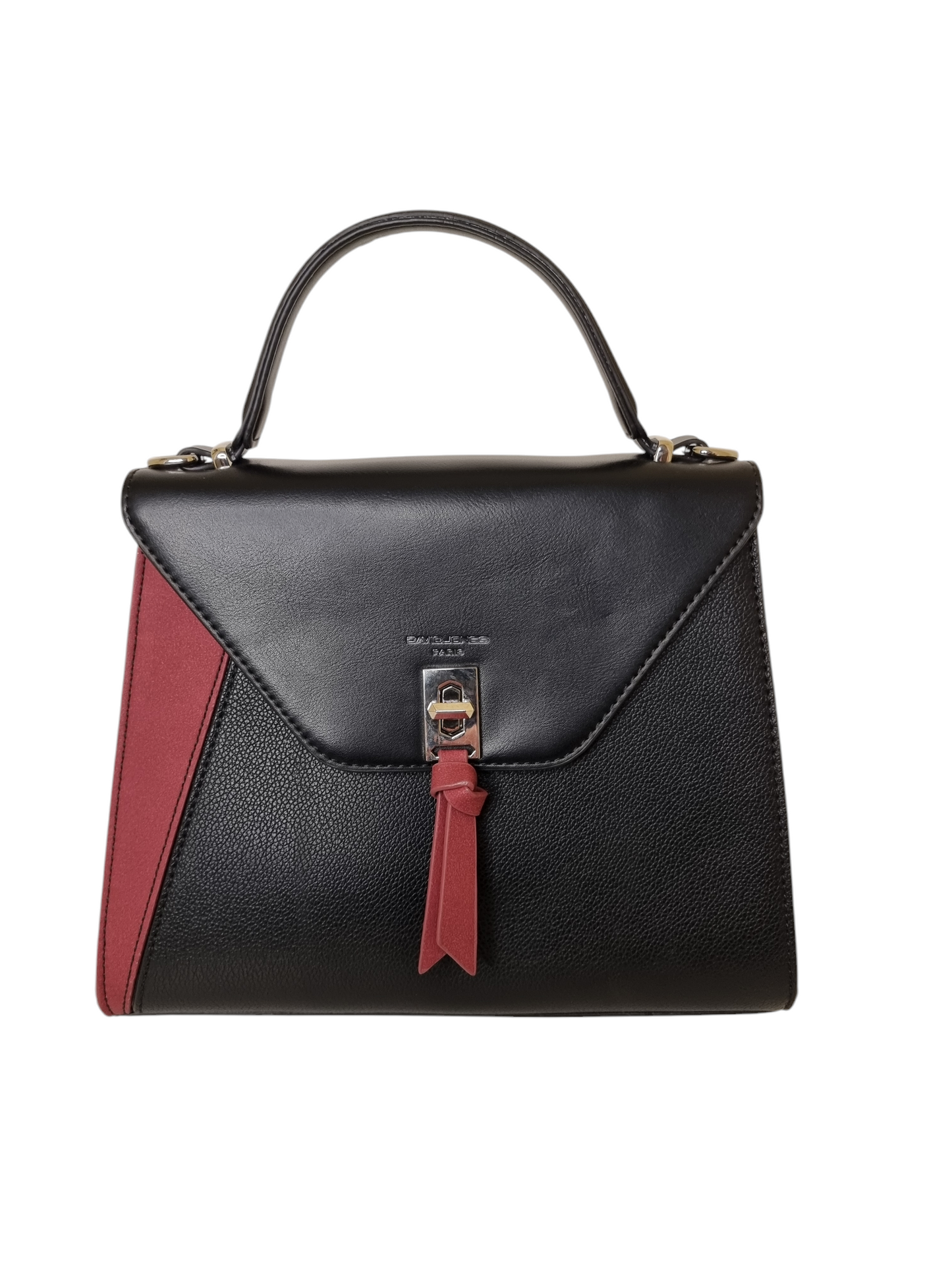 Damen Handtasche trendig & elegant in der Farbe Schwarz