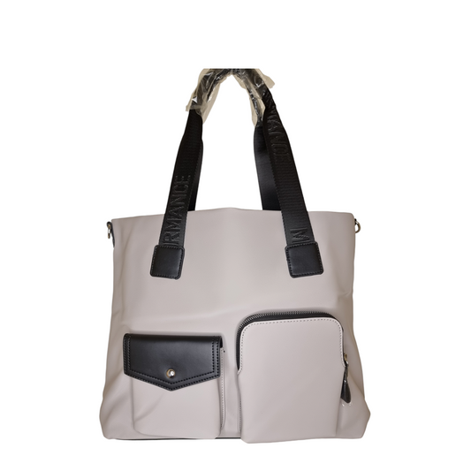 Damen Handtasche trendig & elegant in der Farbe Grau