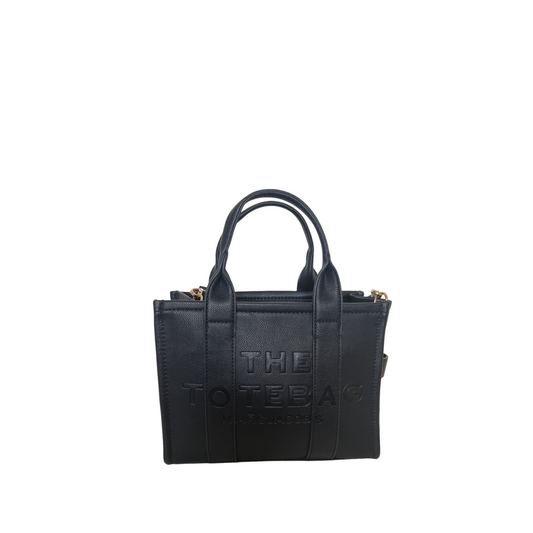 Damen Handtasche trendig & elegant in der Farbe Schwarz