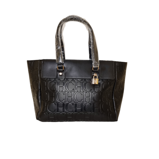 Damen Handtasche trendig & elegant in der Farbe Schwarz