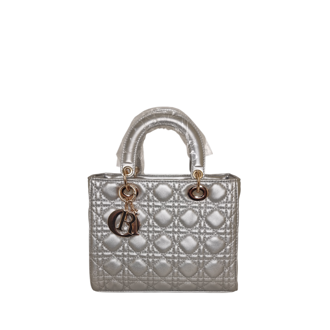 Damen Handtasche trendig & elegant in der Farbe Silber